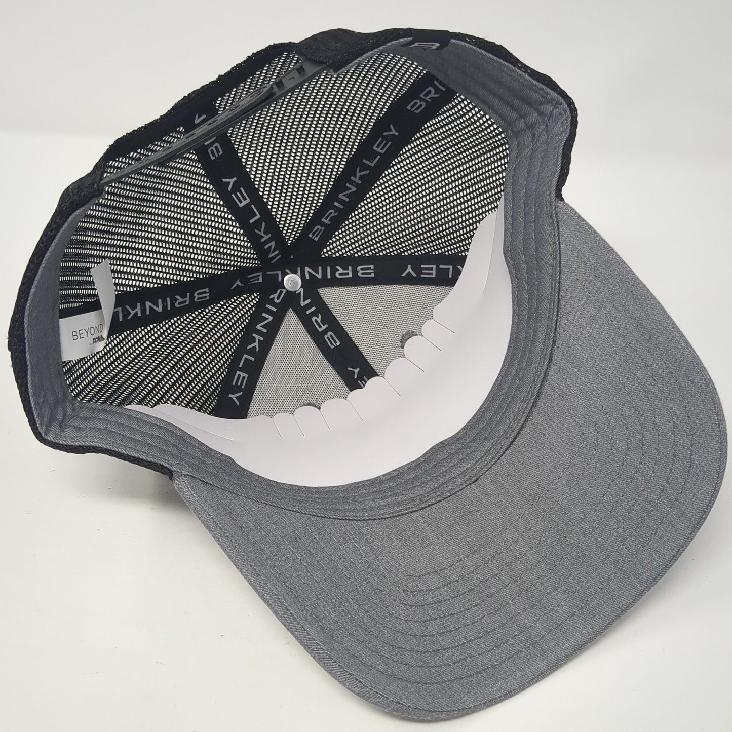 Brinkley RV Snapback Mesh Back Trucker Hat Gray One Size Colorblock