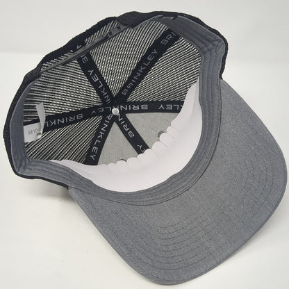 Brinkley RV Snapback Mesh Back Trucker Hat Gray One Size Colorblock