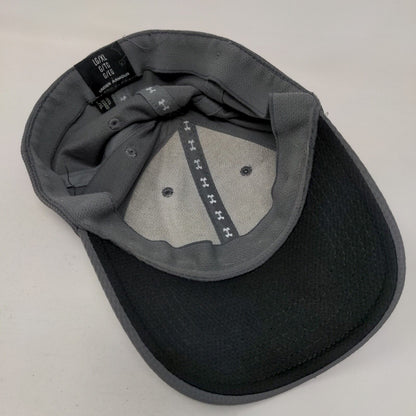 Under Armour Fitted Golf Hat Gray Large/XL Embroidered Logo Vent Holes