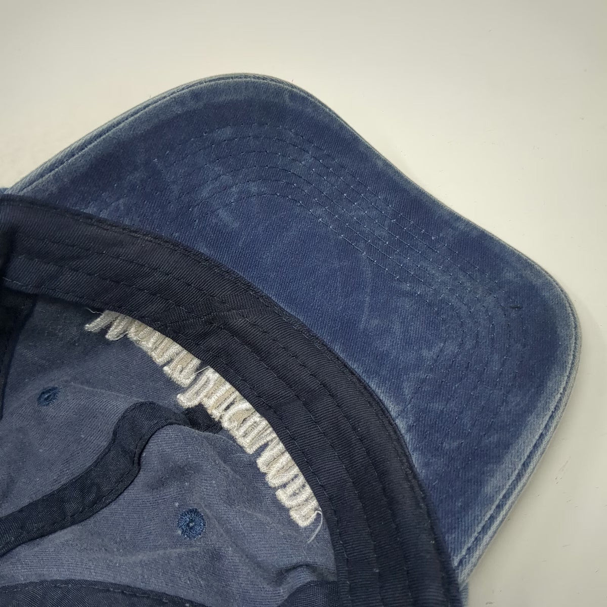 Mount Rushmore 1927-1941 Blue Baseball Cap One Size Slideback Denim Graphic hat