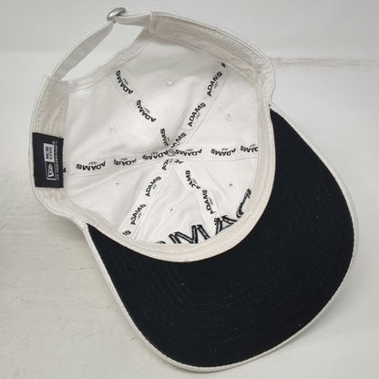 New Era Adams Golf Super S Baseball Cap White One Size Adjustable Slideback Hat