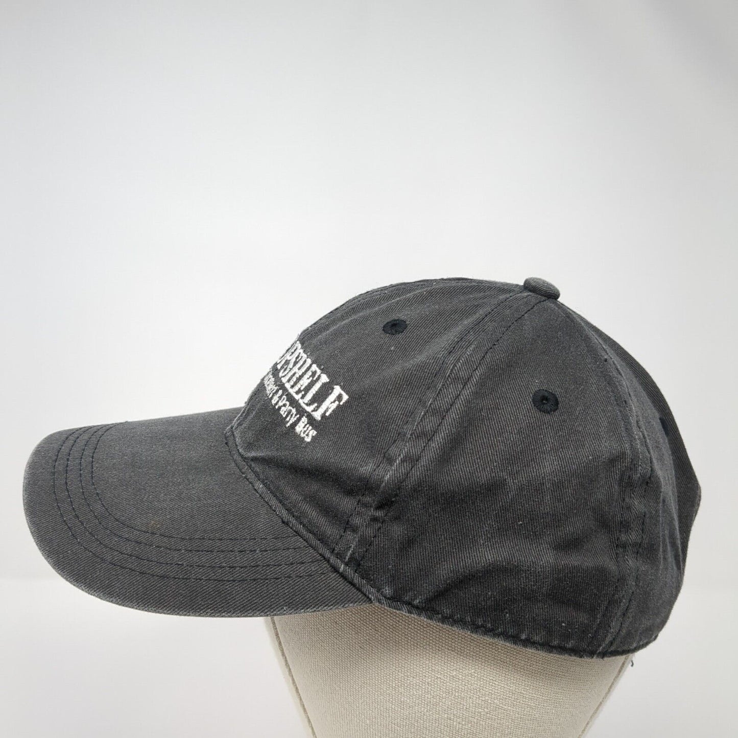 Top Shelf Entertainment & Party Bus Slideback Baseball Cap Black OS Adjustable