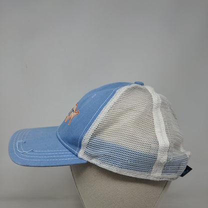 Coast Fish Snapback Mesh Back Trucker Hat Blue OSFM Colorblock