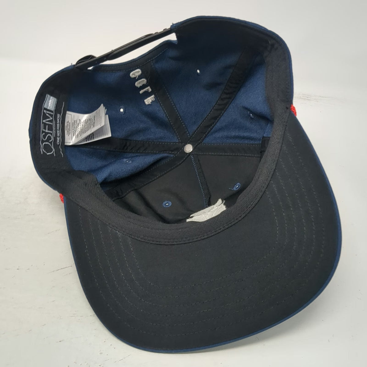 Adidas 5 Panel Blue One Size Hat Blackwolf Run Golf Rope Snapback Performance