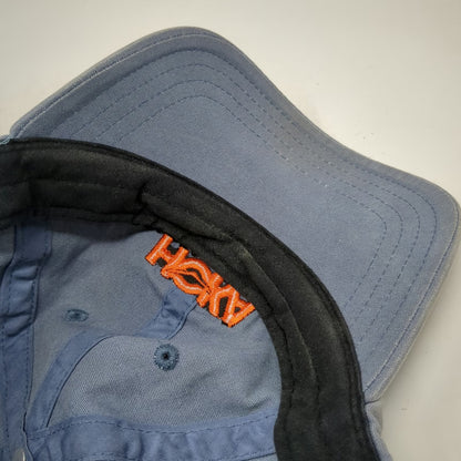 HOKA Baseball Cap Blue Orange One Size Adjustable Embroidered Cotton Logo Hat