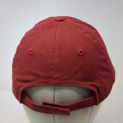 Port Authority Baseball Cap Red Black One Size Rusty Lantern Diner Ucon ID Hat
