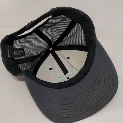 RPM Snapback Trucker Hat Gray OSFA Adjustable Embroidered Mesh Back Sport-Tek