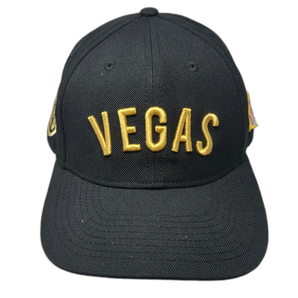 Vegas Golden Knights NHL American Needle Snapback Hat Black White One Size Patch