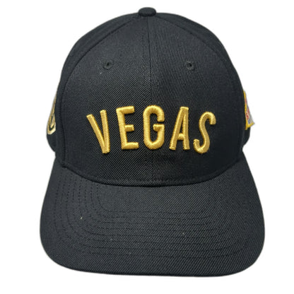 Vegas Golden Knights NHL American Needle Snapback Hat Black White One Size Patch