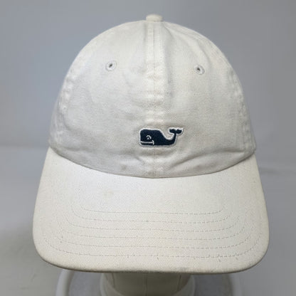 Vineyard Vines Baseball Cap White One Size Whale Logo Cotton Slideback Hat
