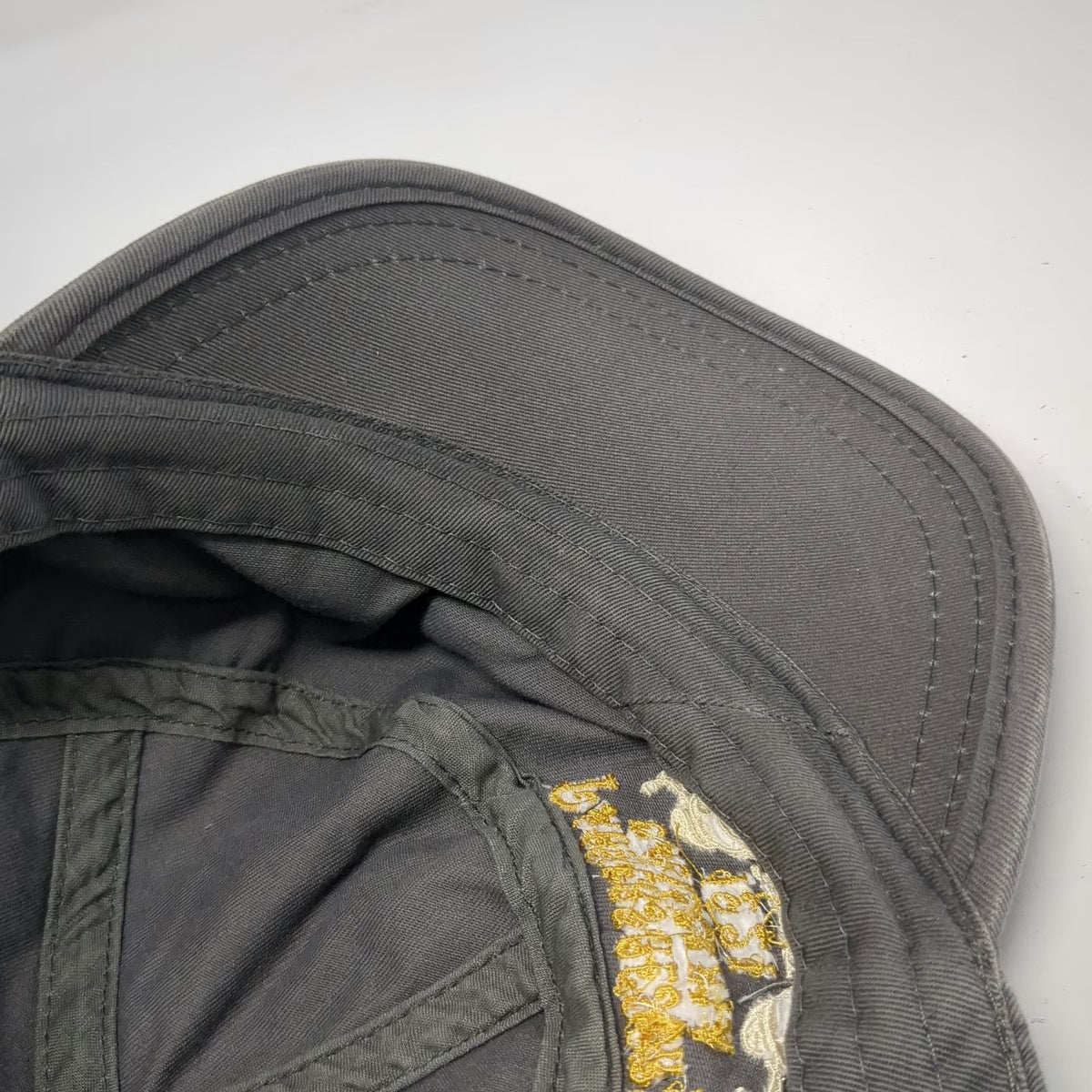 Ouray Army Cap Gray One Size Parchers Resort California 1921 Hat Adjustable