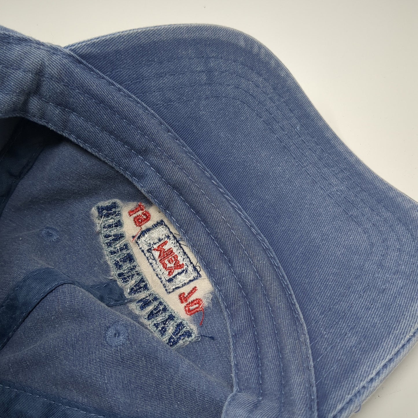 Riviera Maya Mexico Strapback Hat Blue One Size Embroidered 6 Panel