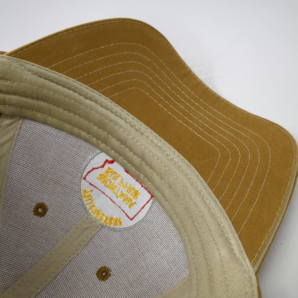 Montana Sulphur Yellowstone Brand Baseball Cap Brown One Size Strapback Hat