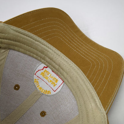 Montana Sulphur Yellowstone Brand Baseball Cap Brown One Size Strapback Hat