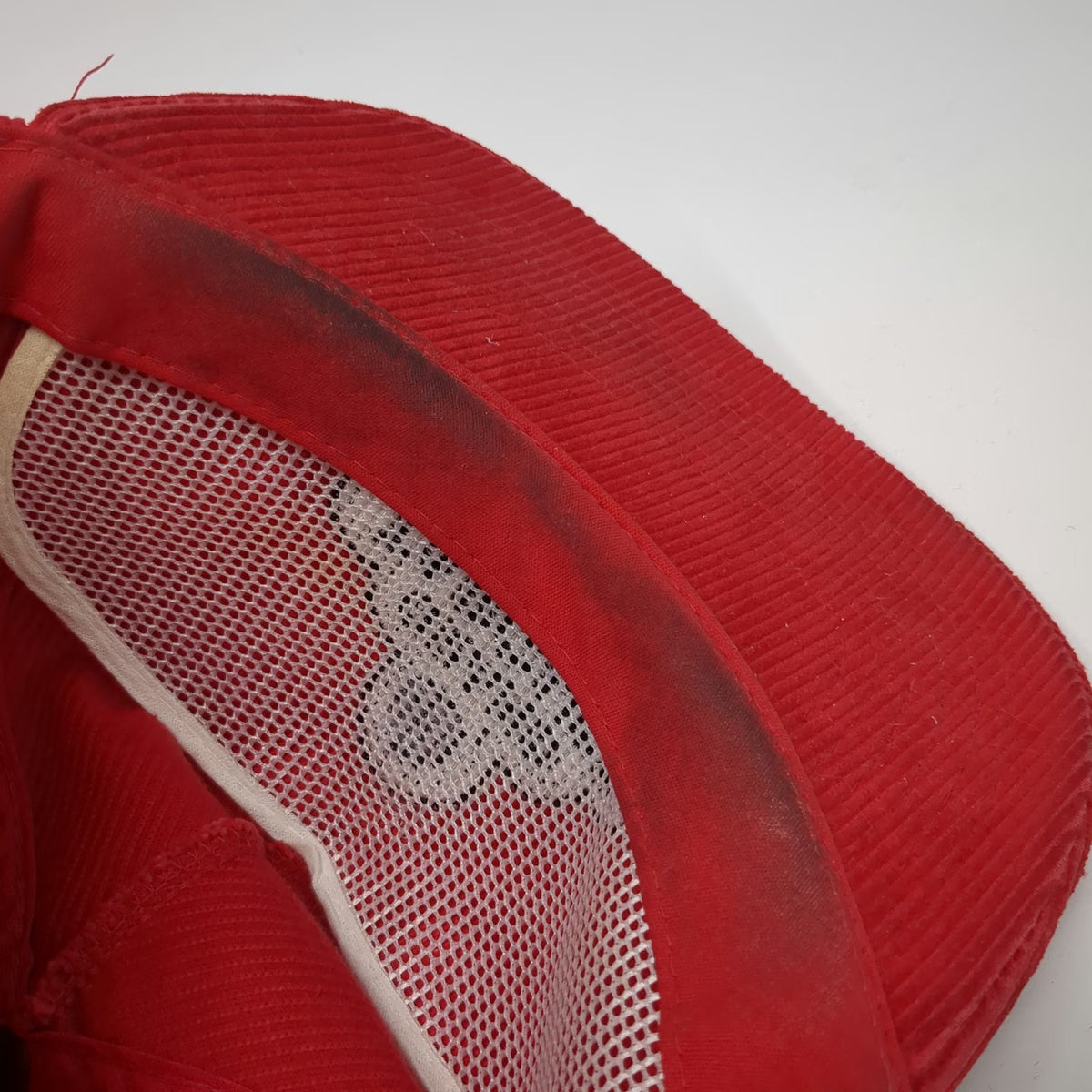 Dorfman Pacific 5 Panel Red Hat One Size Corduroy Grand Targhee Patch Slideback