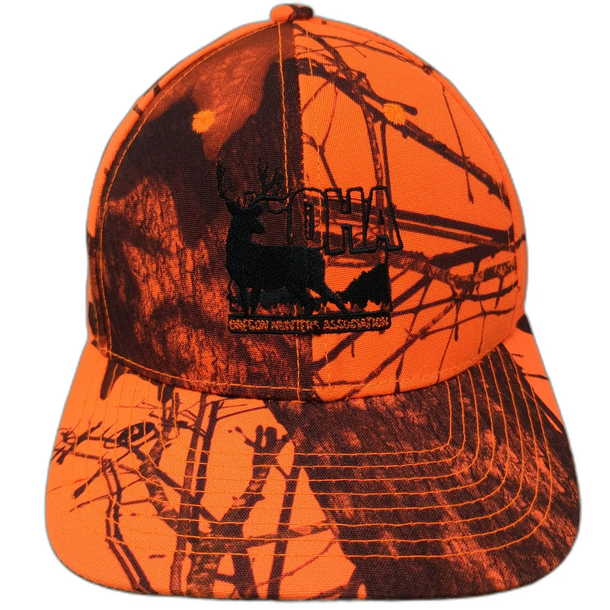 Outdoor Cap Snapback Orange One Size Hat Mossy Oak Oregon Hunters Association