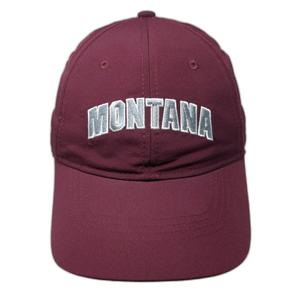 Nike Montana Grizzlies NCAA Red One Size Hat Dri-Fit Legacy 91 Strapback Logo