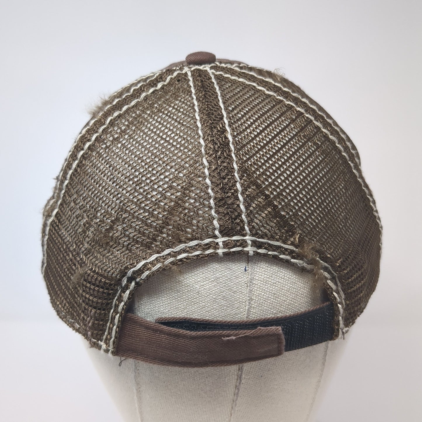 River Ranch Resort River Outfitter Trucker Hat Brown OS Adjustable Outdoor Cap