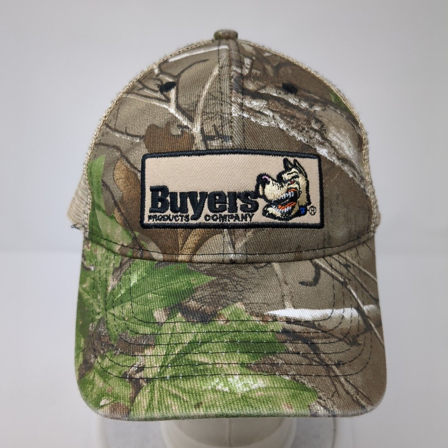Buyers Products Company Snapback Trucker Hat Camo One Size Mesh Back