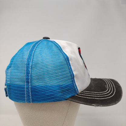 Calavera Sugar Skull Strapback Trucker Hat Multicolor OSFA Mesh Back