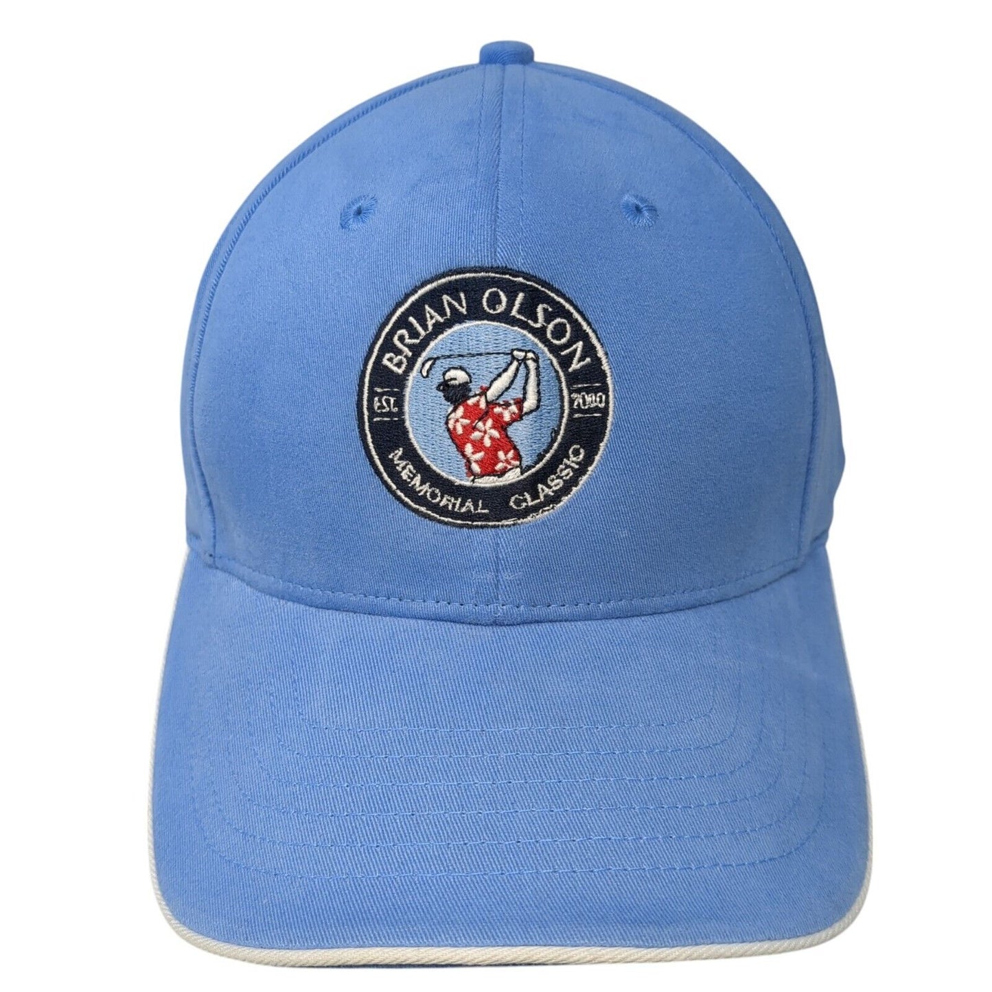 Brian Olson Memorial Classic Est. 2000 Fitted Hat Blue L/XL Nu-Fit KC Caps
