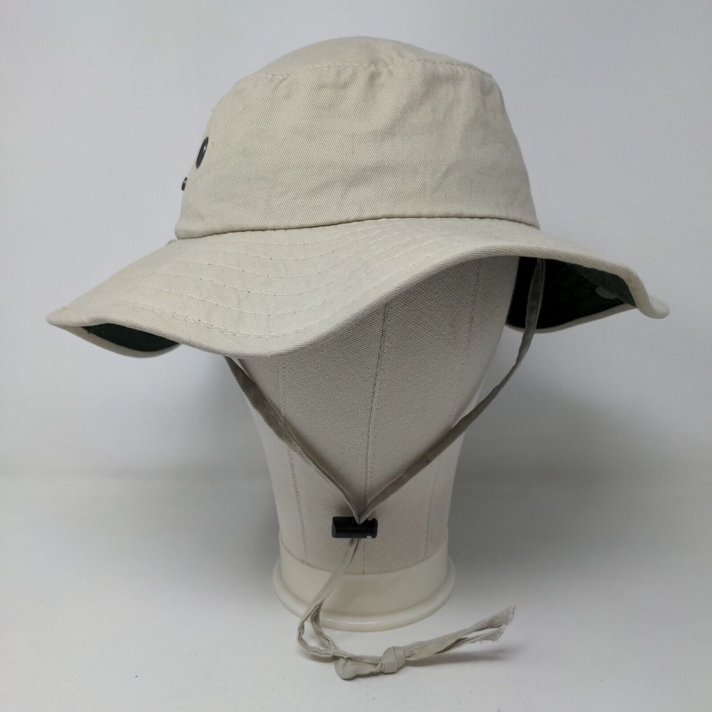 World Wide Sportsman Men's Vented Fishing Hat Wide Brim Tan Size M Cotton