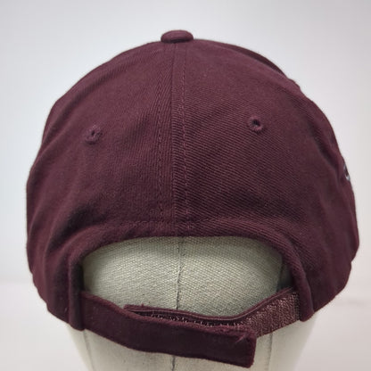 Montana Grizzlies NCAA Russell Cap Red One Size Bear Paw Strapback Athletic Hat