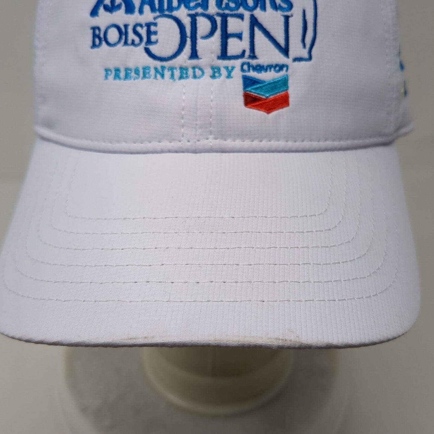 Albertsons Boise Open Slideback Hat White OSFA Presented by Chevron