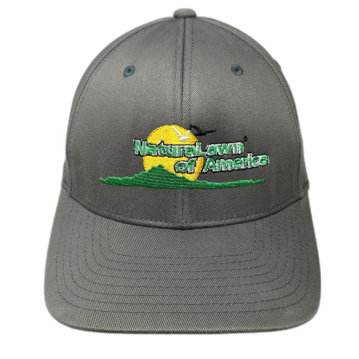 Port Authority NaturalLawn of America Gray XL Baseball Cap Flexfit Stretch Hat