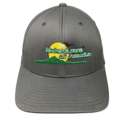 Port Authority NaturalLawn of America Gray XL Baseball Cap Flexfit Stretch Hat