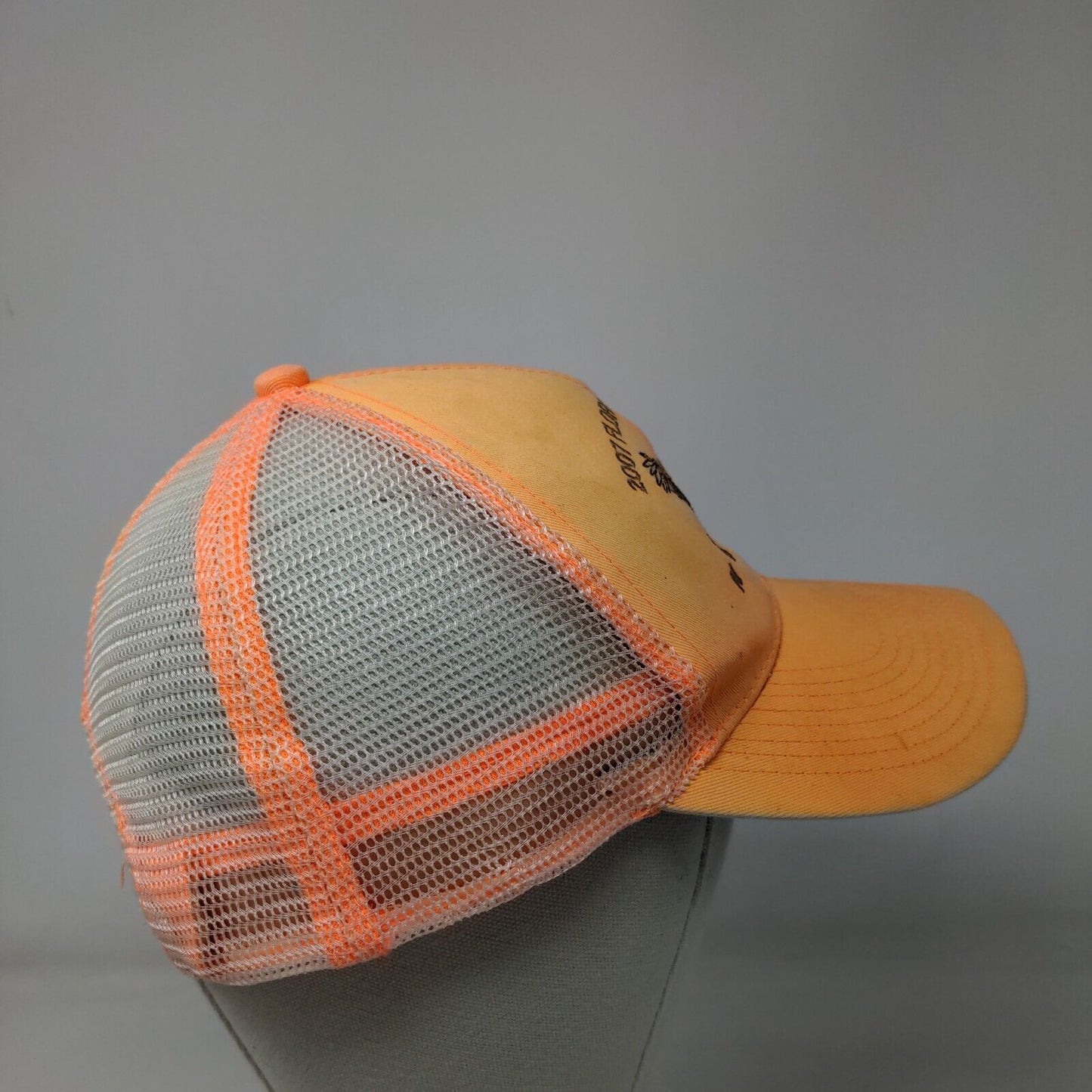 2007 Florida Regional NSTRA Snapback Trucker Hat Orange OSFM Mesh Back Otto
