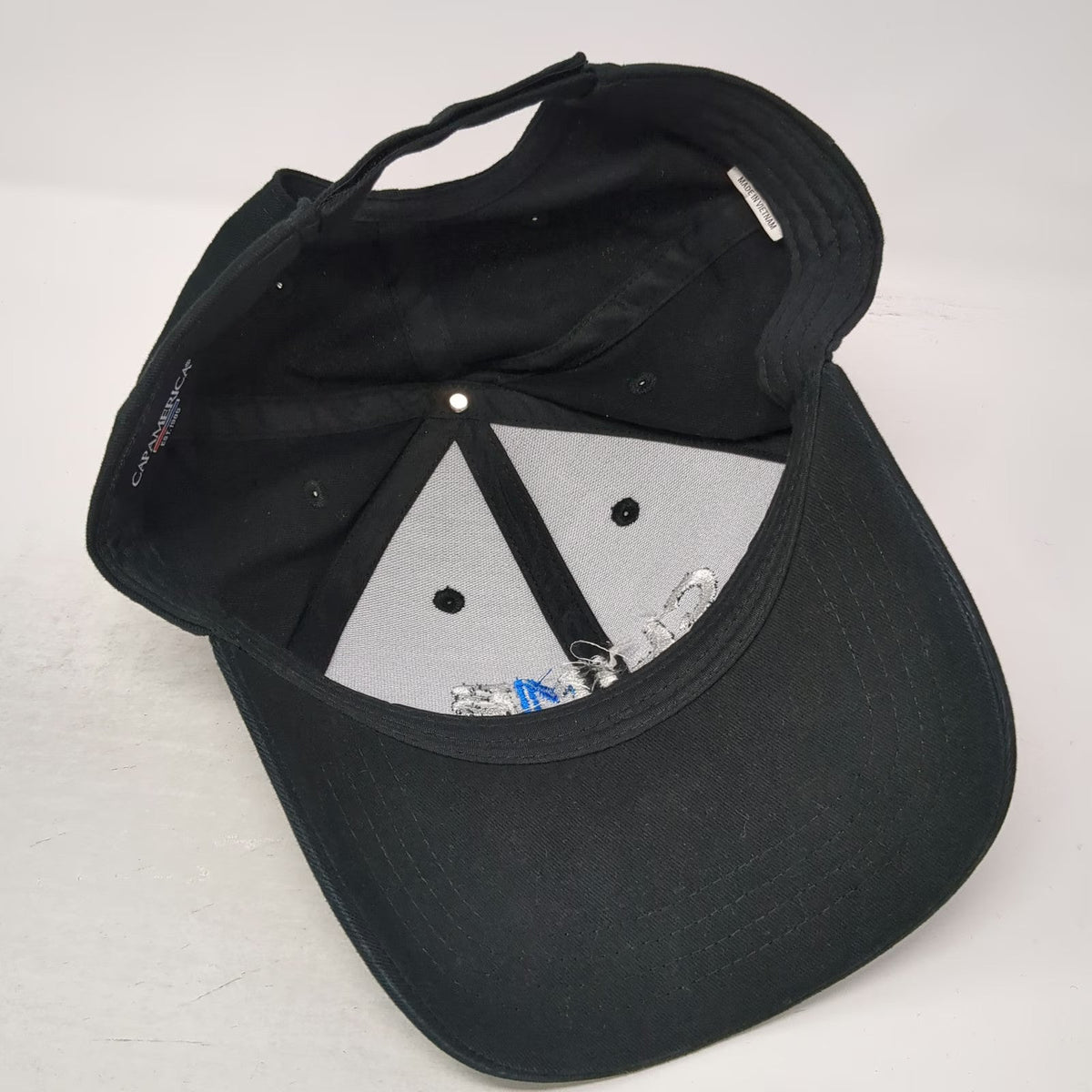Cap America Baseball Cap Black One Size Hat Adjustable Strapback Embroidered