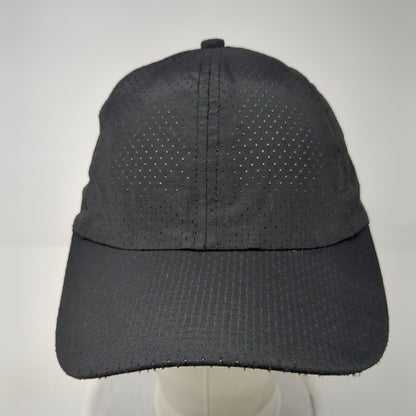 Unbranded Slideback Hat Black One Size Adjustable Breathable 6 Panel Blank