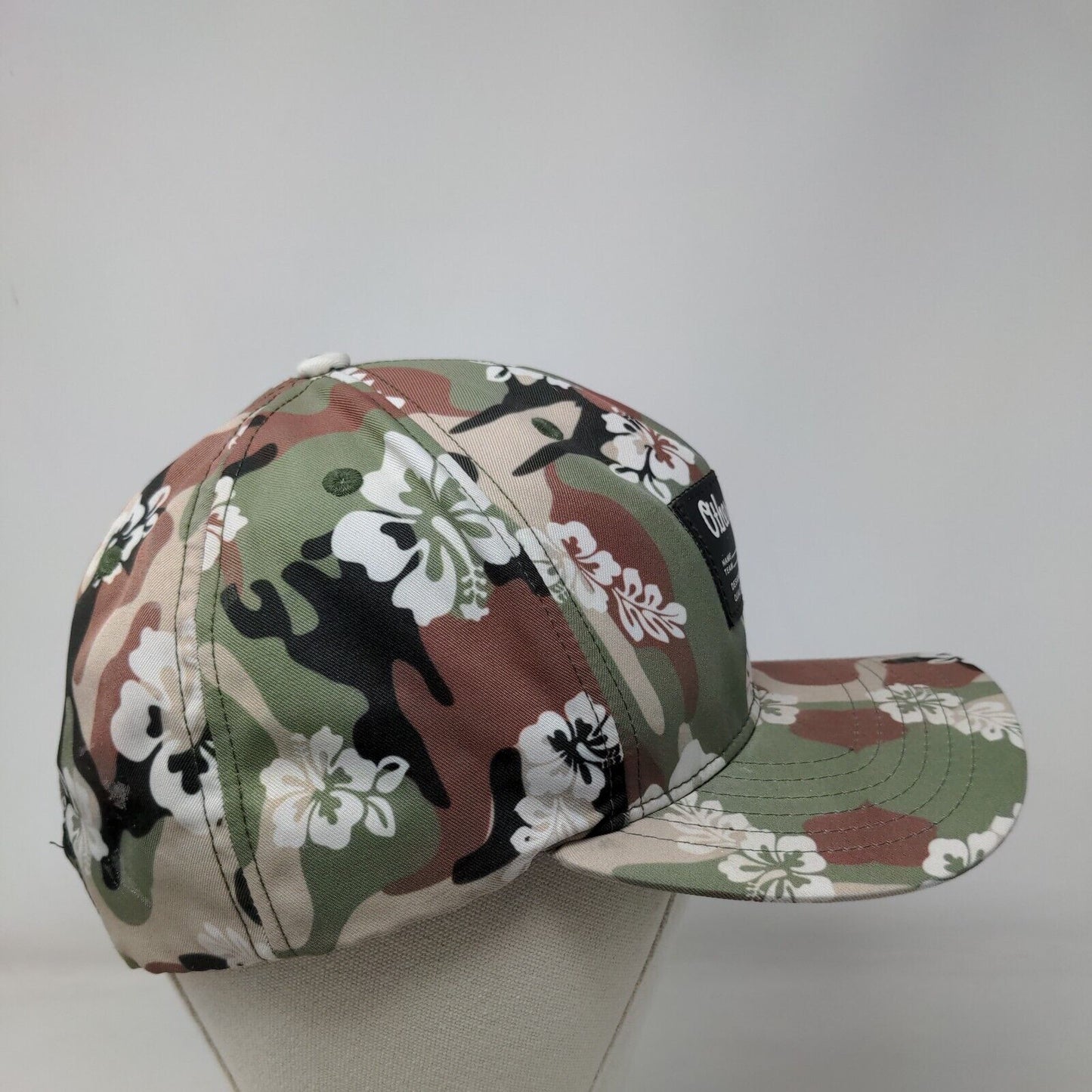 Other Culture Patch Snapback Hat Camo OSFA Floral Hibiscus Hawaiian