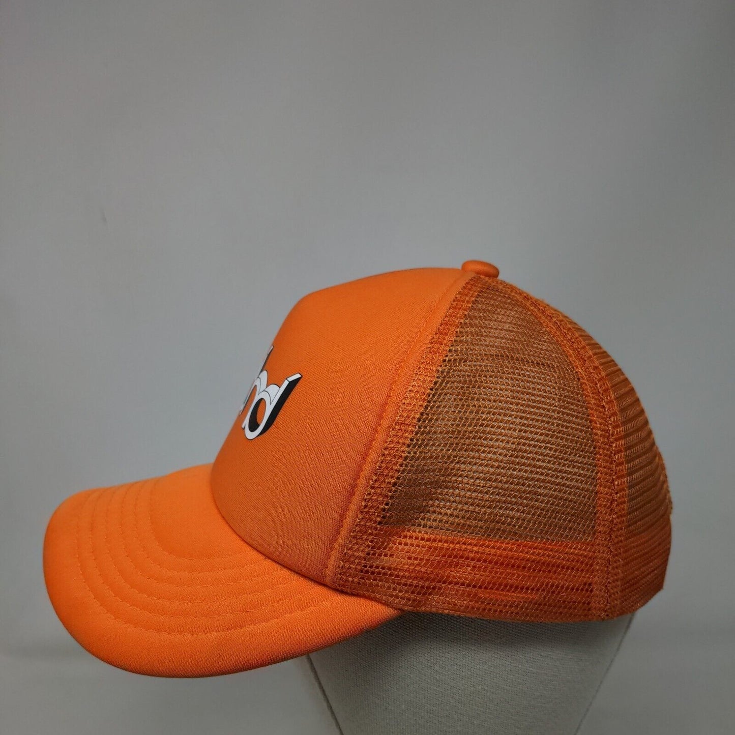 ACHD Snapback Mesh Back Trucker Hat Orange OSFM Solid Direct Caps