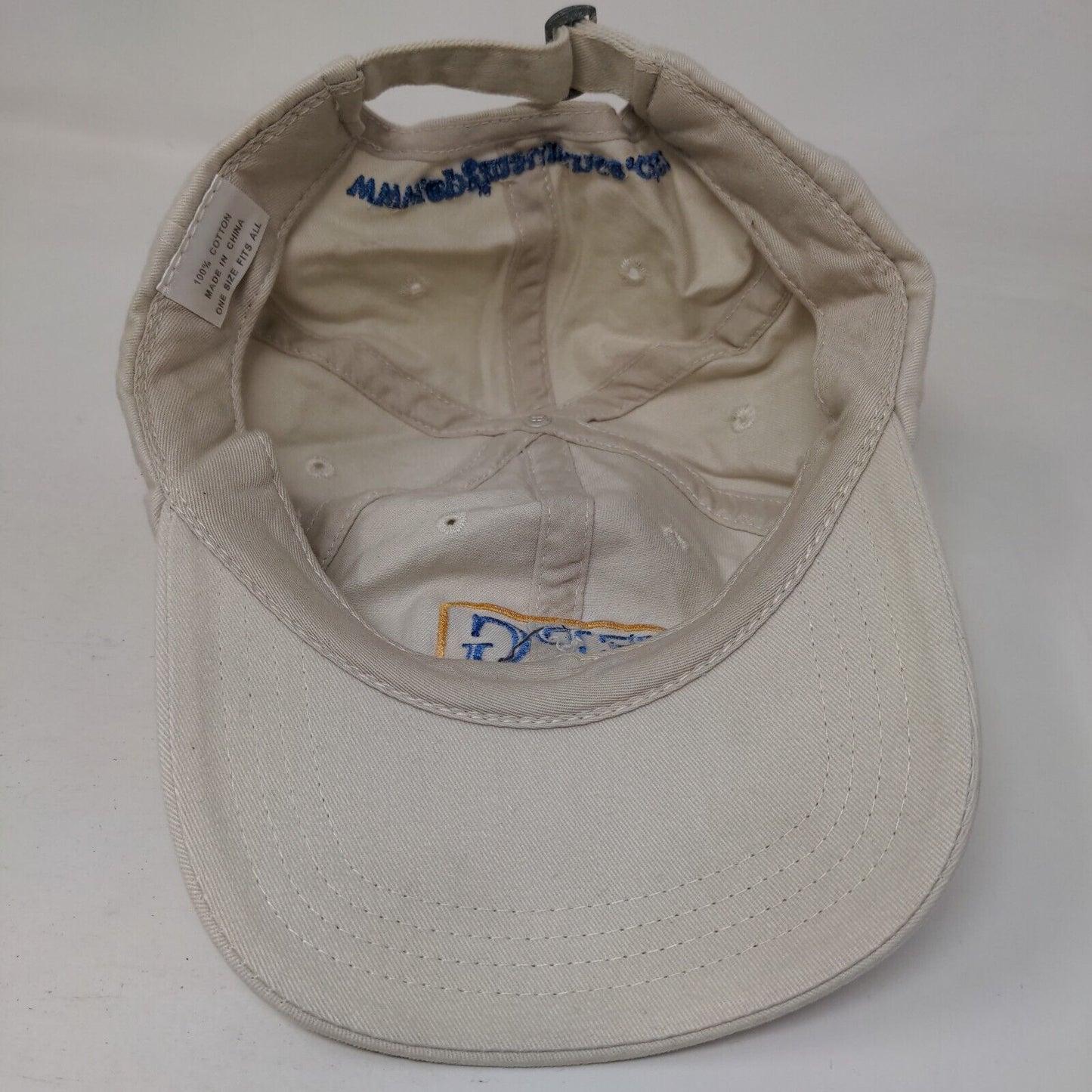 EPG Insurance & Ideas Slideback Hat Tan OSFA Embroidered 6 Panel