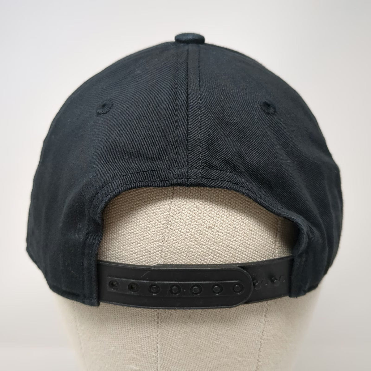 Mac Tools Snapback Hat Black One Size Blue Embroidery 6 Panel Cotton Adjustable