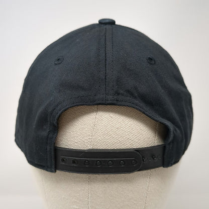 Mac Tools Snapback Hat Black One Size Blue Embroidery 6 Panel Cotton Adjustable