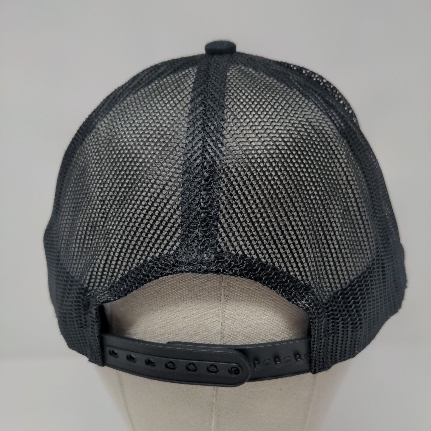 WV Snapback Mesh Back Trucker Hat Black One Size Solid Port Authority