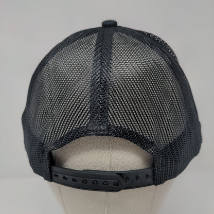 WV Snapback Mesh Back Trucker Hat Black One Size Solid Port Authority