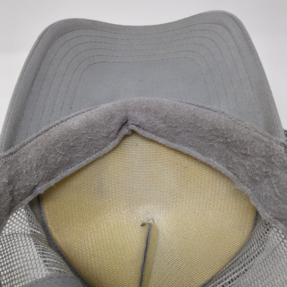 Letter P Snapback Trucker Hat Gray OS Adjustable Embroidered Mesh Back Rope Otto