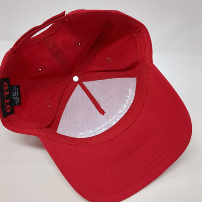 Make America Ghastly Again Strapback Hat Red OS Adjustable Embroidered Otto