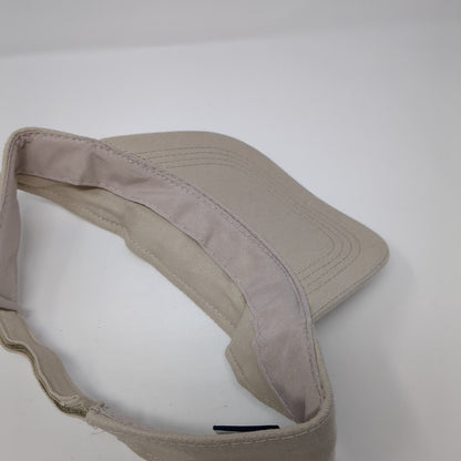 TruGrocer Federal Credit Union Strapback Visor Hat Tan One Size Hit Wear