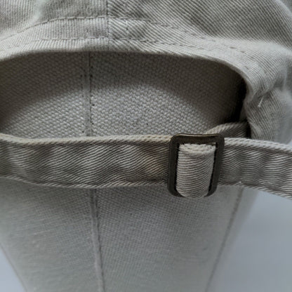 The Magnolia Roots Slideback Hat Tan One Size Embroidered 6 Panel Big X