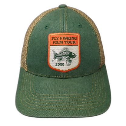 Costa Baseball Cap Green One Size Fly Fishing Film Tour 2020 Patch Mesh Hat