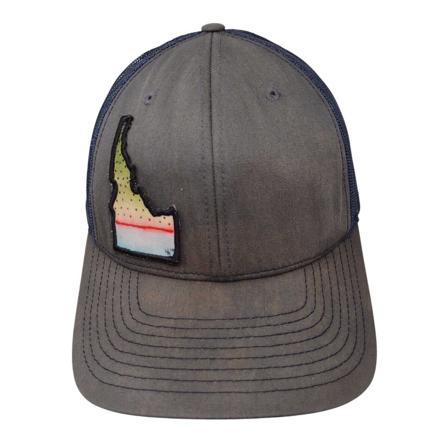 Idaho Patch Snapback Mesh Back Trucker Hat Multicolor OSFA Richardson