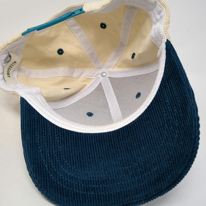 Allegory Snapback Hat Beige Blue One Size Corduroy Bond Stronger Than Blood