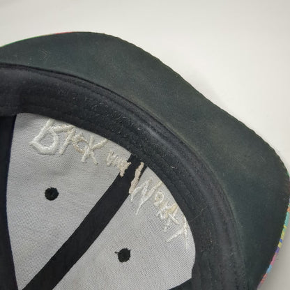 Bioworld Snapback Black One Size Rick and Morty Graphic Brim Embroidered Hat