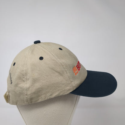 Bottom Line Baseball Cap Brown OS Adjustable Embroidered 6 Panel K-Products