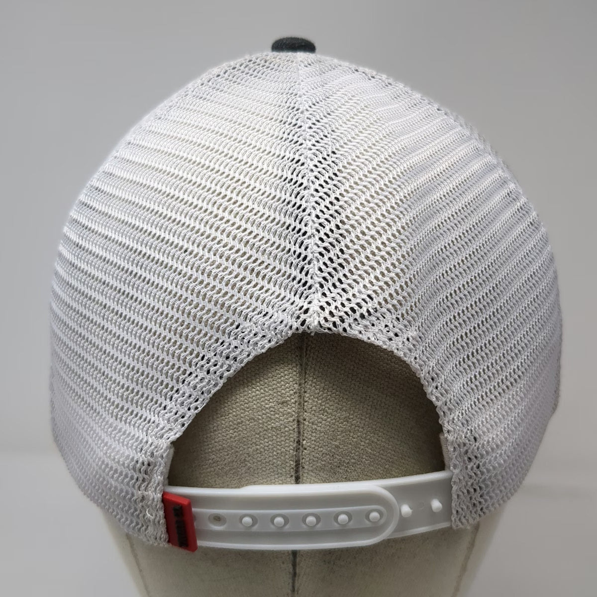 Troll Co. Clothing Trucker Hat Gray One Size Mesh Support Blue Collar Snapback